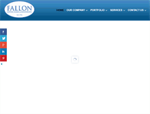 Tablet Screenshot of falloncustomhomes.com